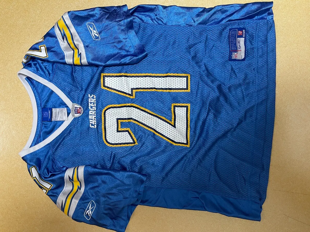 NFL Chargers 12번 블루 저지
