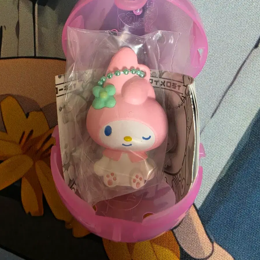 (정품)산리오 피규어 키링 가챠 마이멜로디