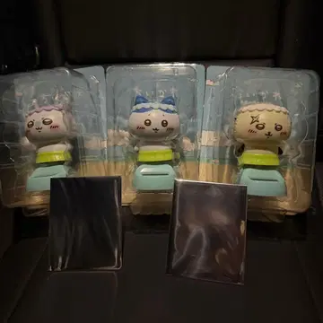 [ 미개봉 새상품 덤 포함 ] 치이카와 (먼작귀) 솔라 목인형 피규어 3종 세트