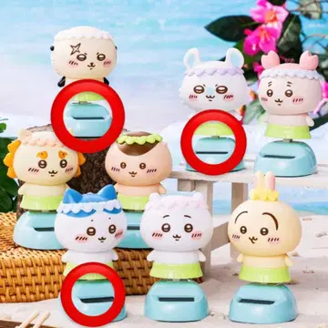[ 미개봉 새상품 덤 포함 ] 치이카와 (먼작귀) 솔라 목인형 피규어 3종 세트