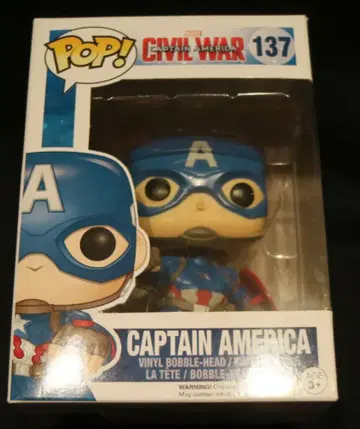 FUNKO POP! / 마블 캡틴 아메리카 / (시빌 워 버전) 137