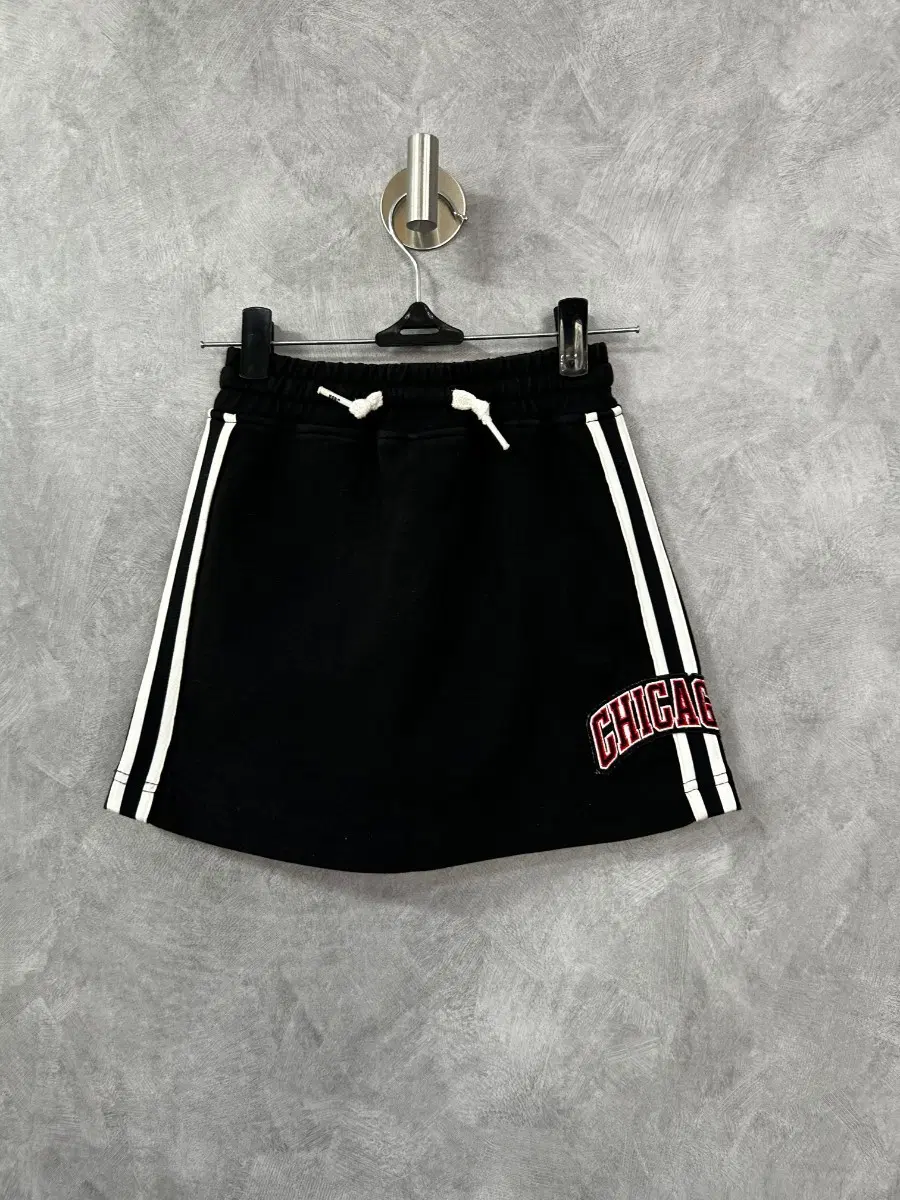 블랙 시카고 프린팅 져지 스커트 NBA 키즈 120사이즈