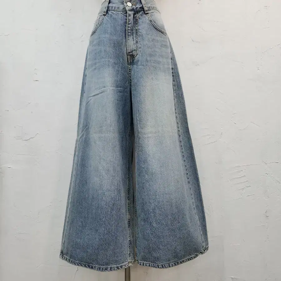 연청 와이드 데님 팬츠