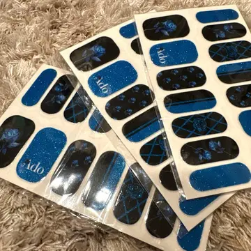미사용 새상품 Ado 모나 가로 가챠 네일씰 x 3