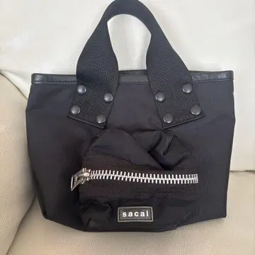 sacai 포켓 토트 백 스몰 토트 미니