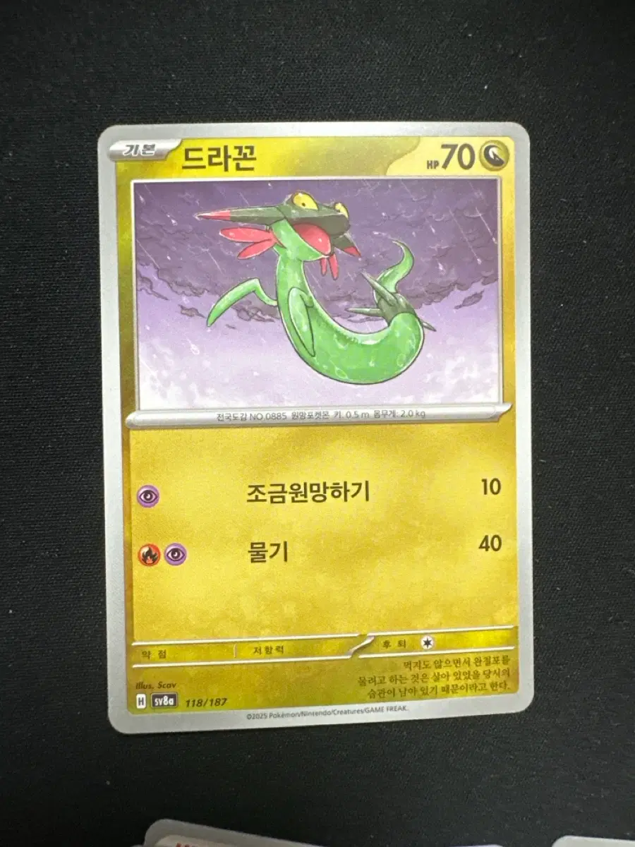 포켓몬 카드 드라꼰 덱소스 카드