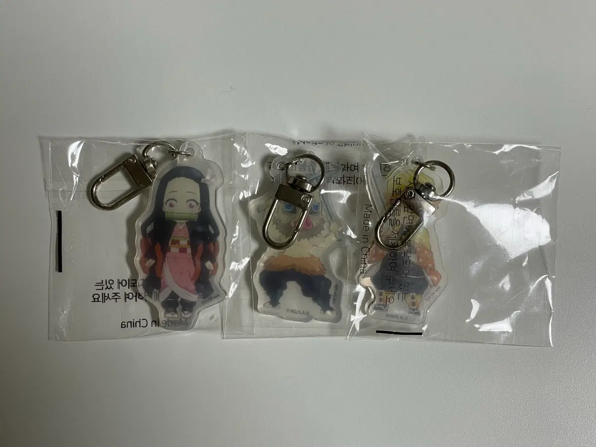 [귀멸의 칼날] 아크릴 키링 세트3