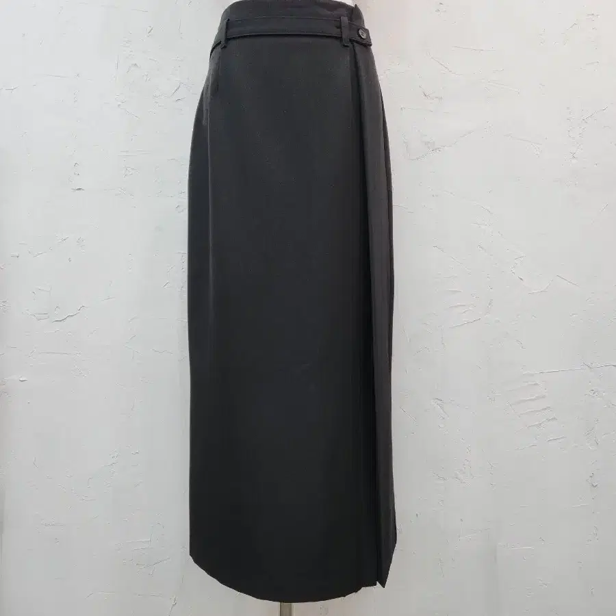 기본 검정색 벨트 스커트