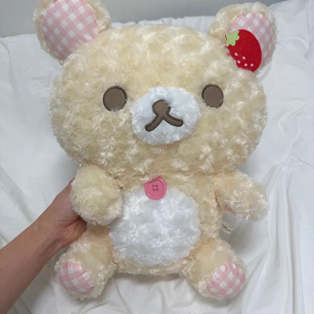 로즈보아 딸기 코리락쿠마 인형 / 40cm