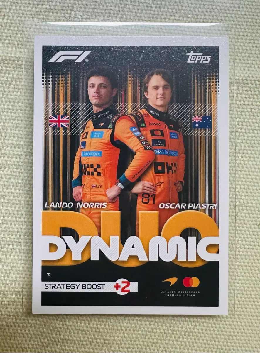 2026 F1 탑스 터보 어택 맥라렌 듀오 카드