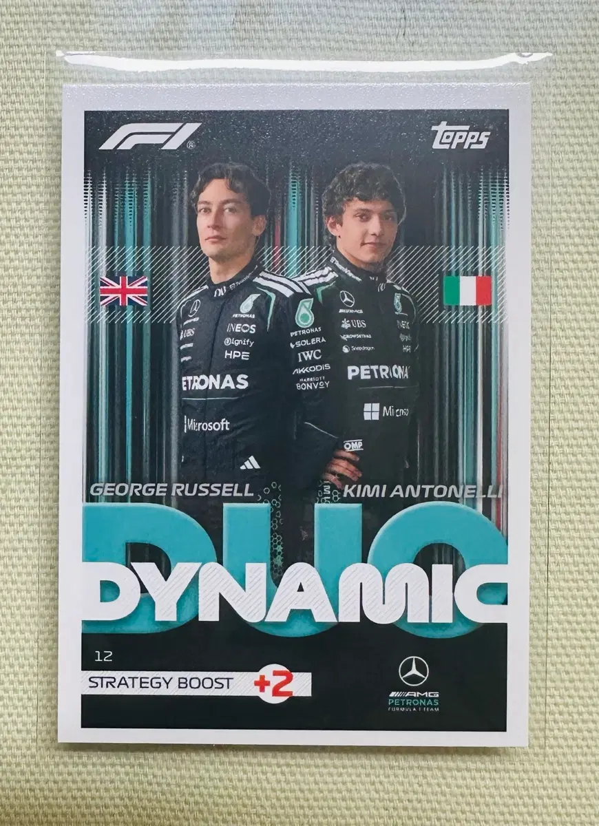 2026 F1 탑스 터보 어택 메르세데스 듀오 카드