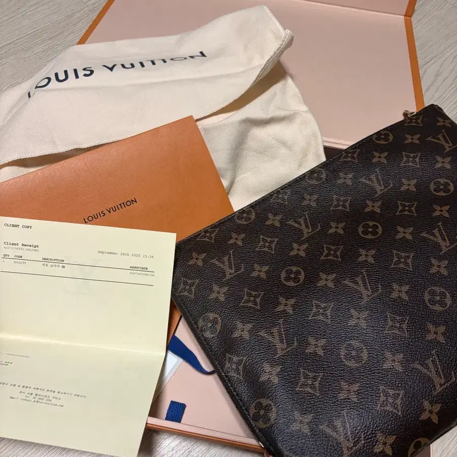 루이비통 모노그램 클러치백 풀박스 에튀보야주