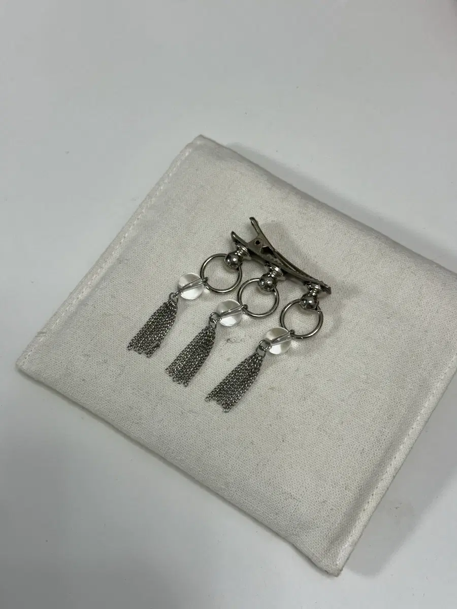 체인 태슬 헤어핀 2set