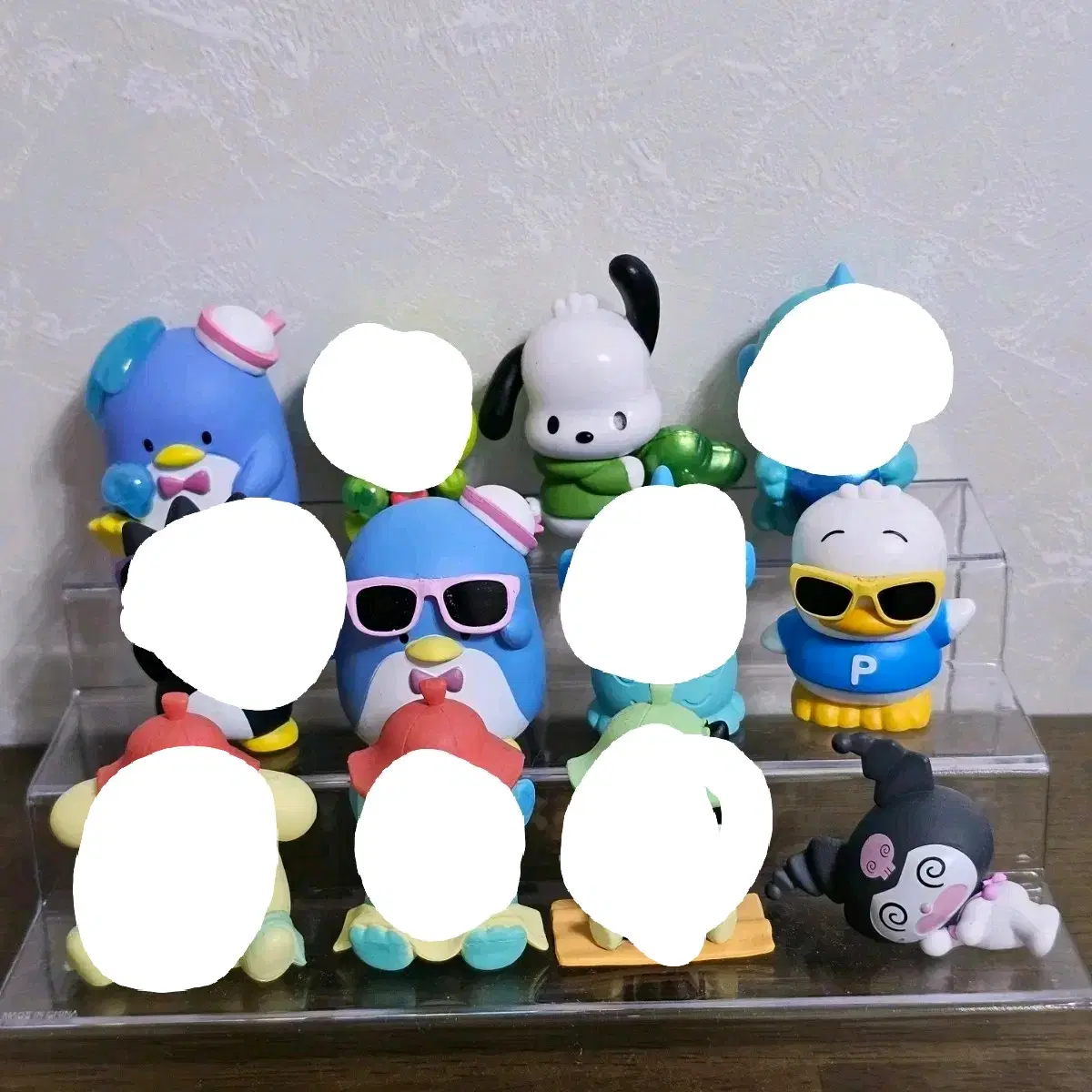 산리오 가챠 폼폼푸린 턱시도쌤 쿠로미 케로케로피 한교동 배드바츠마루 포챠코