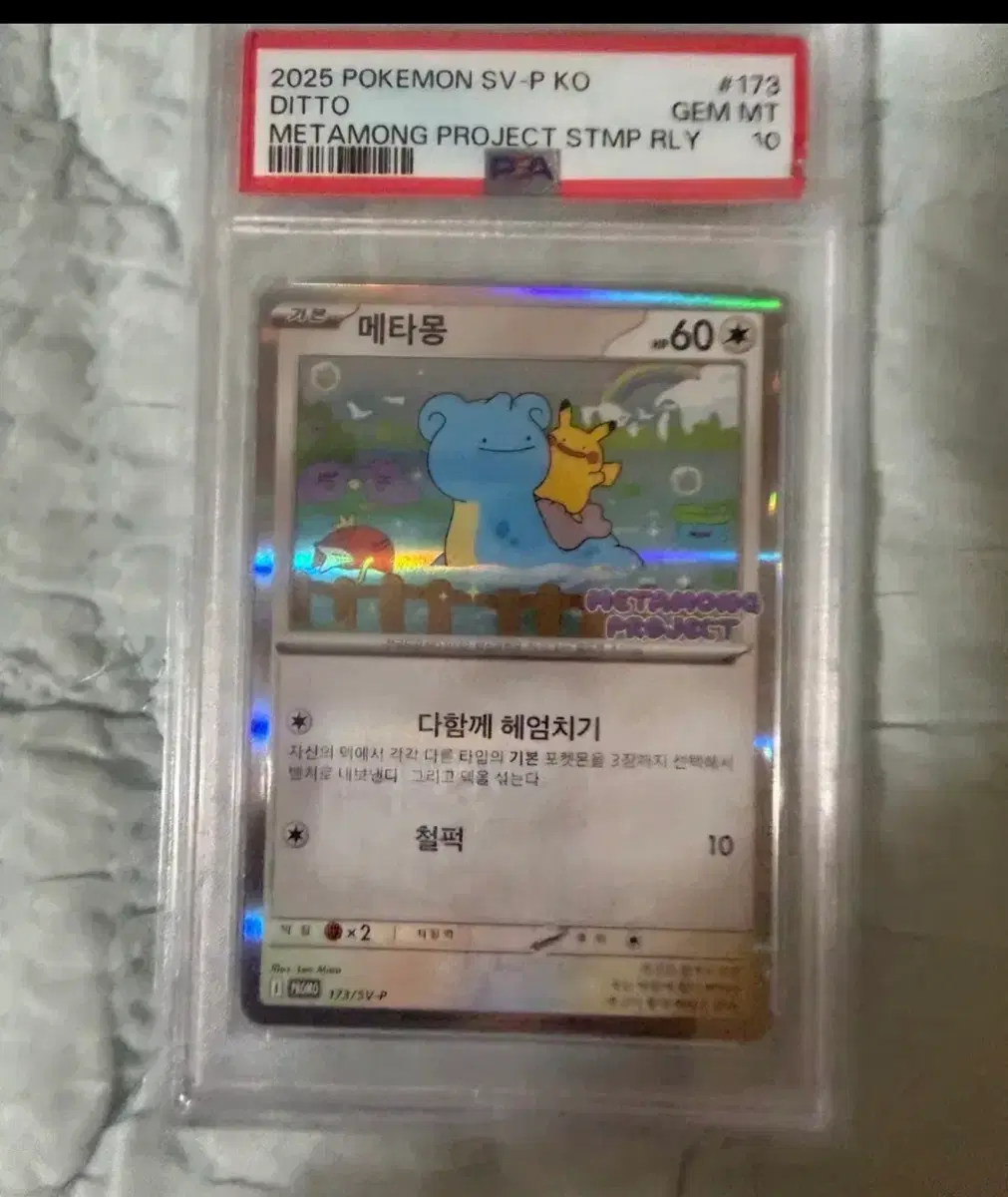 포켓몬카드 psa 10 메타몽 프로모 판매