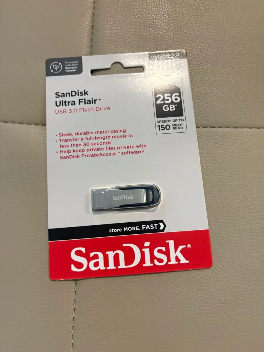 SanDisk 울트라 플레어 USB 3.0 256GB