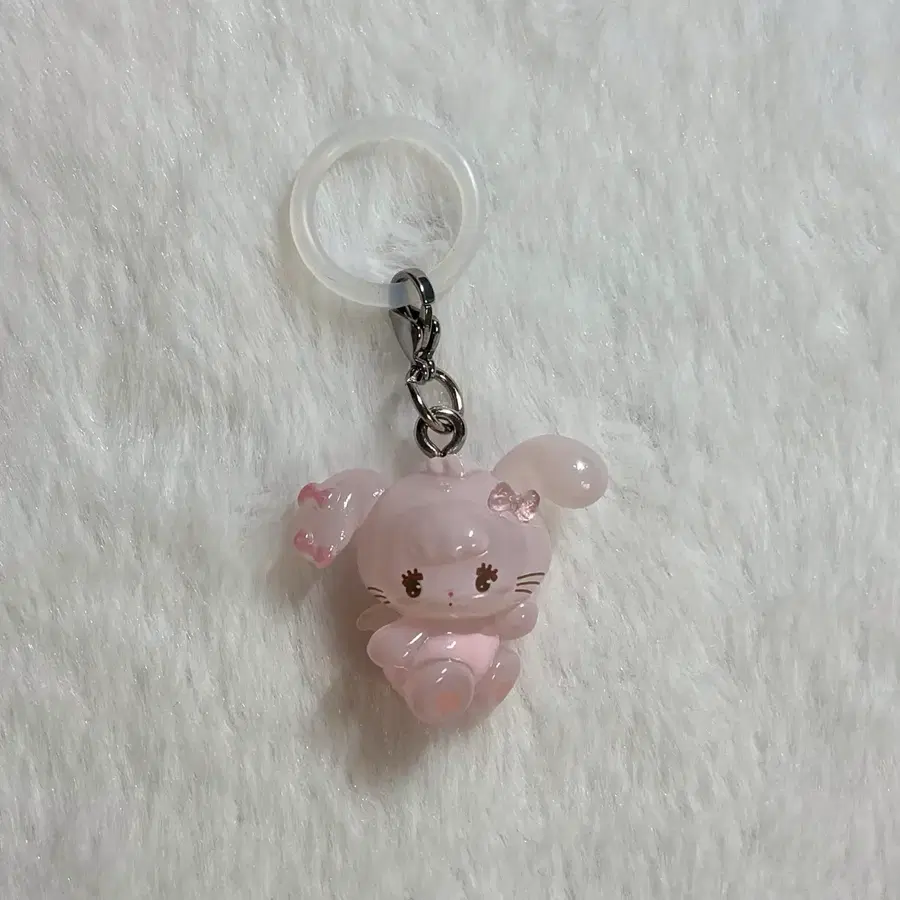 미사용 새상품 미코 캐릭터즈 캐미 토끼 메지루시 가챠 키링