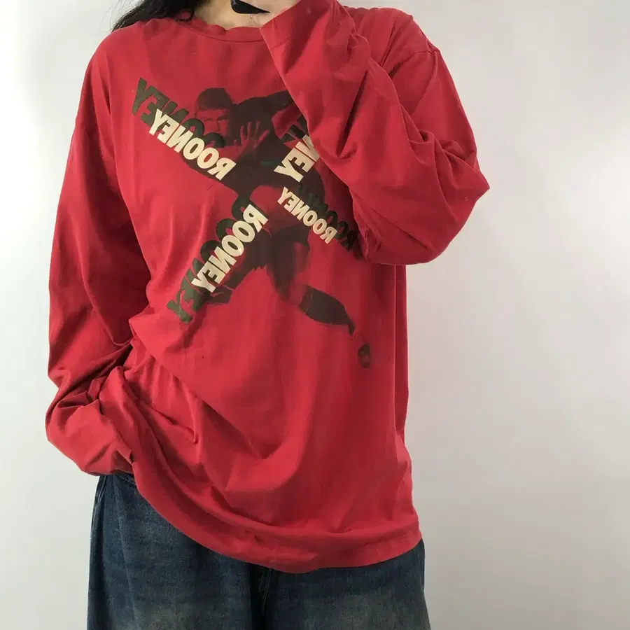 [2XL] 00s 웨인 루니 맨체스터 유나이티드 나이키 롱슬리브