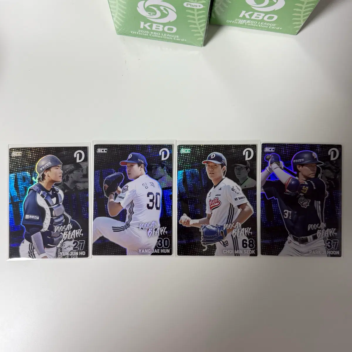 Kbo 2026 오피셜 컬렉션 카드 플러스 두산 베어스 노멀 홀로 포카 포토카드