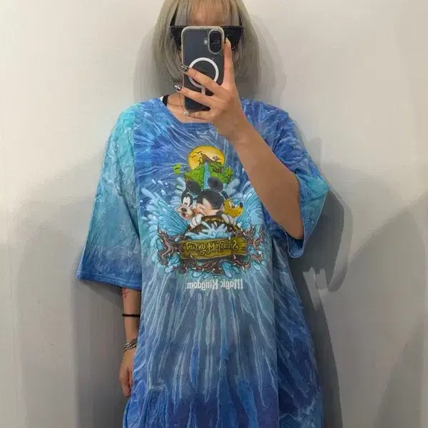 2XL 00s 디즈니 헤인즈 스플래시 마운틴 매직 빈티지 티셔츠