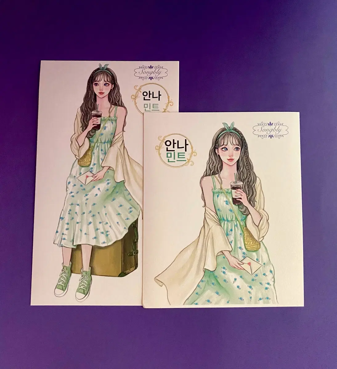 [인스] 송블리 인물 스티커 (안나)