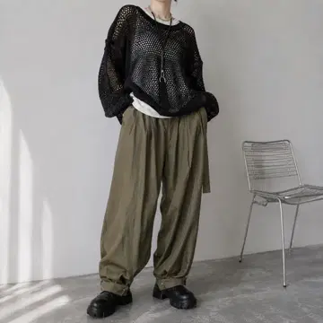 Maison special Suching Work Pants 카키 38
