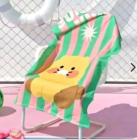 (새상품)카카오 춘식이 워터멜론 비치타월