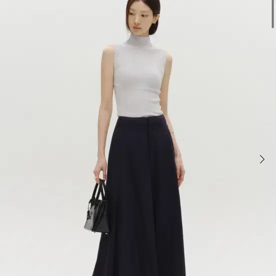 시에 sie 셀브릿지 스커트 네이비