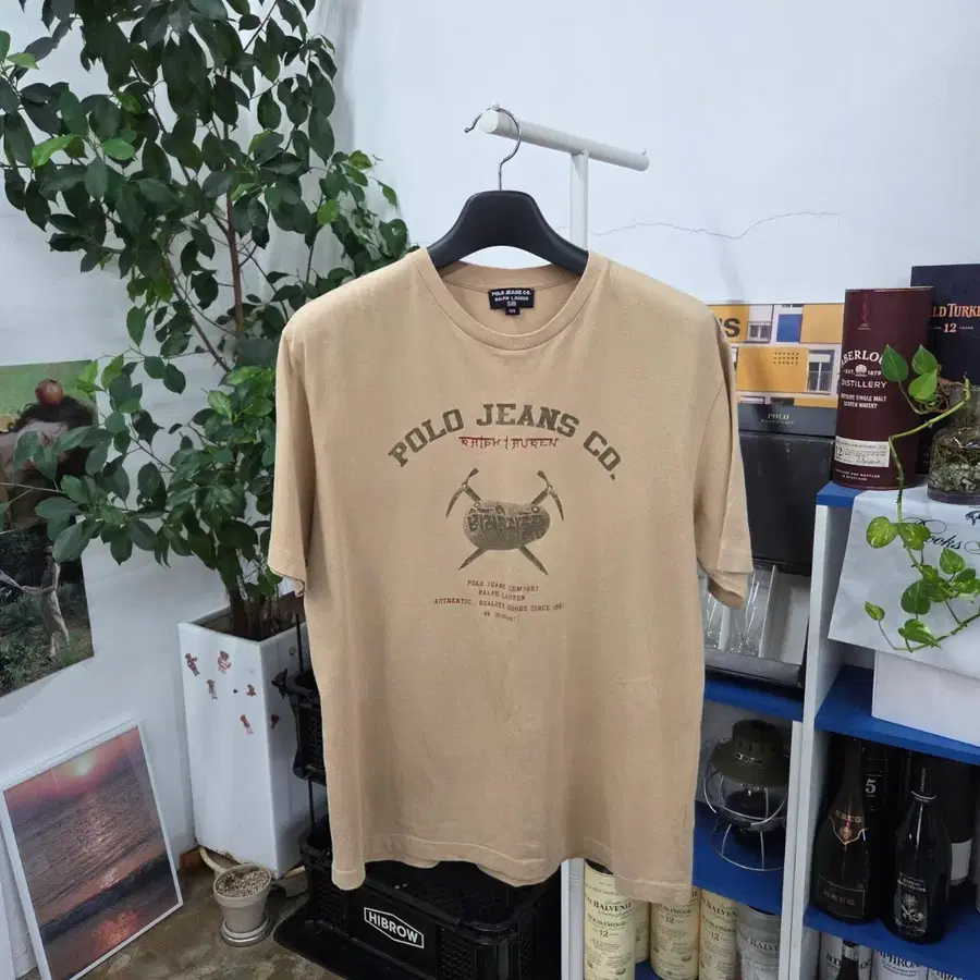두산 폴로랄프로렌 폴로진스 프린팅 반팔티셔츠 100
