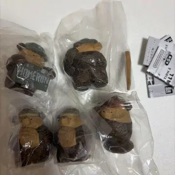 타카하시 마사오 나무 조각풍 피규어 컬렉션 2 4종 5개 세트