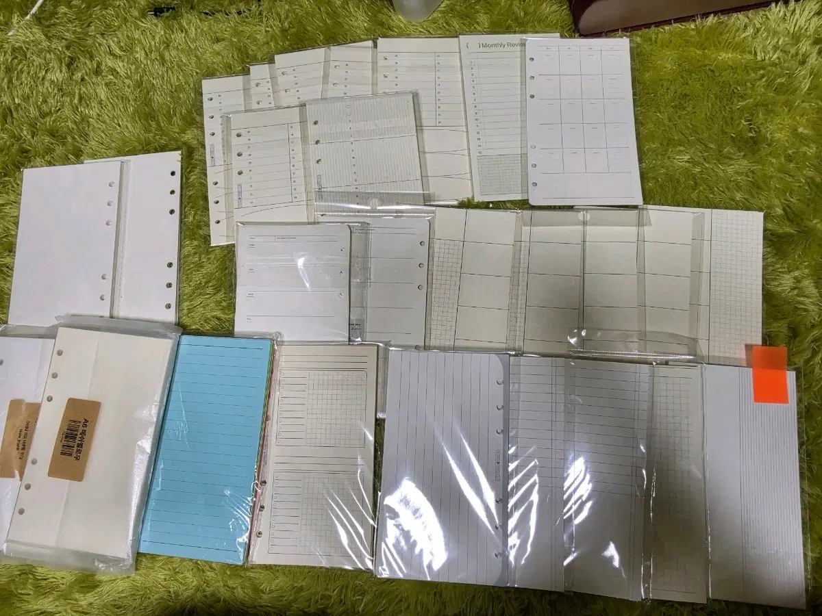 A6 리필 속지 (만년필 가능)