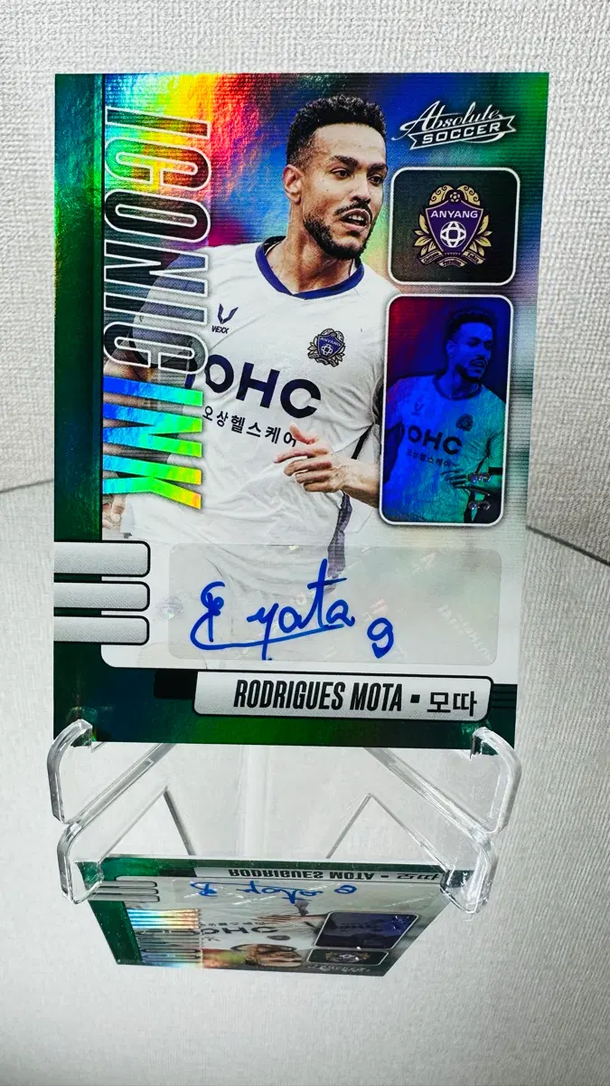 K리그 모따 오토 카드 Absolute Soccer Rodrigues Mota