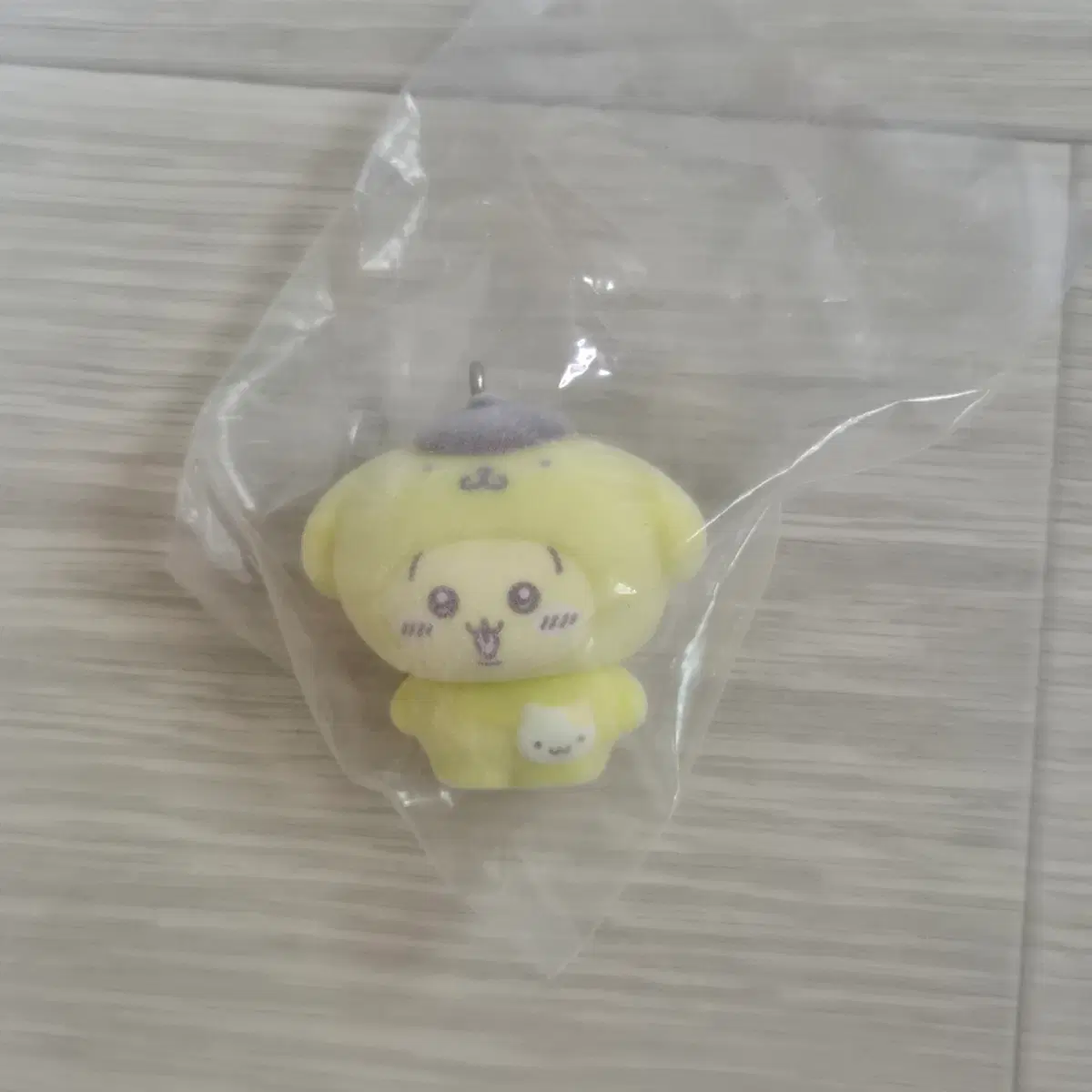 산리오 치이카와 폼폼푸린 우사기 플로키 피규어 가챠 키링