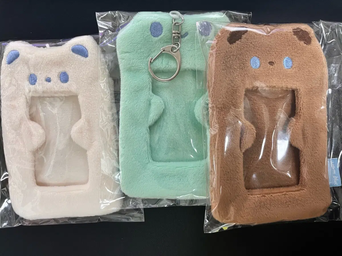 더키월드 포토카드 인형 홀더 개구리, 곰 일괄
