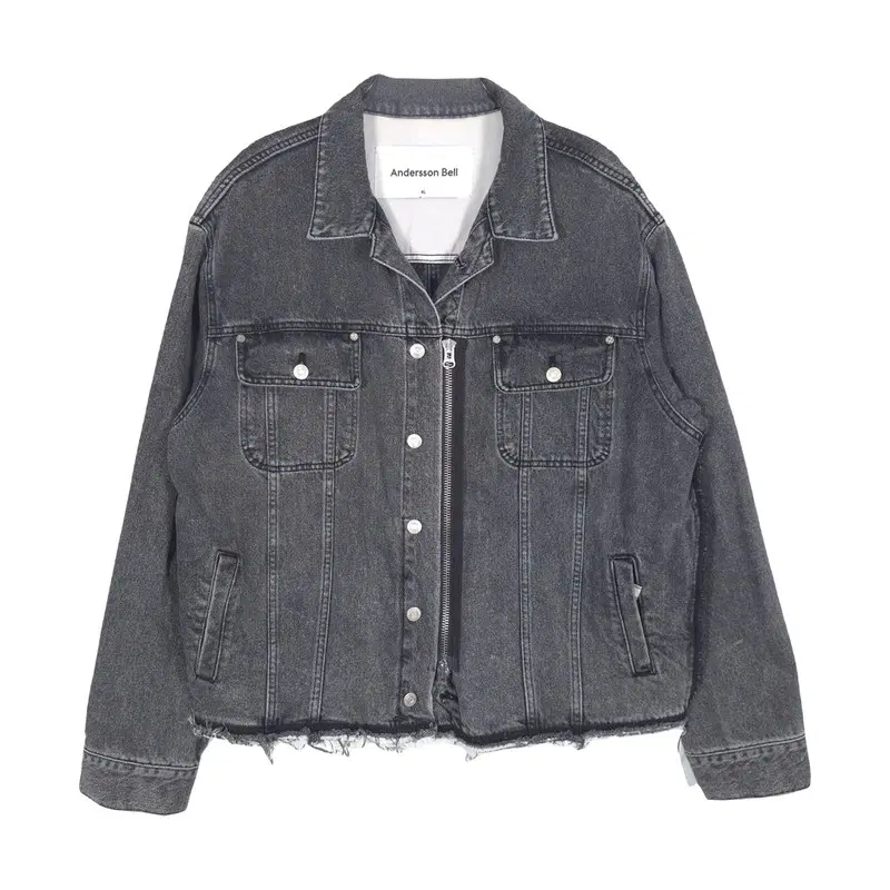 Andersson Bell 디스트로이드 데님 자켓 XL