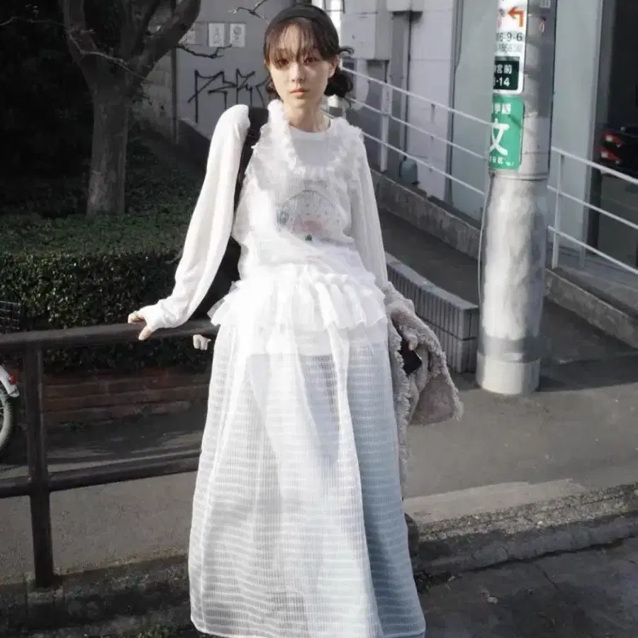 플레따 레이어드 튤 드레스