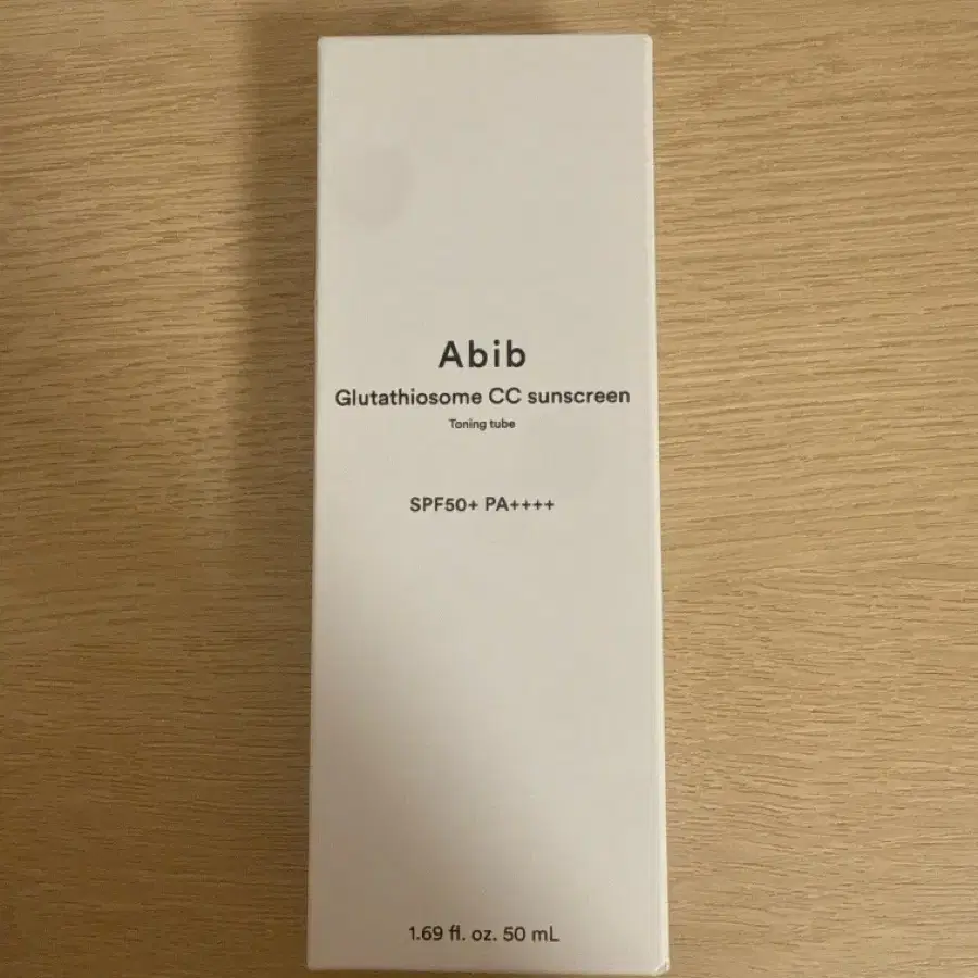 새상품 / 아비브 글루타치온 CC 선크림 토닝 튜브 50ml