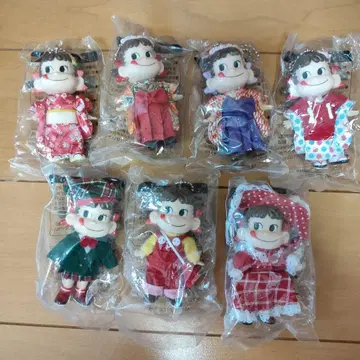 후지야 페코짱 아크릴 키링 7종 세트