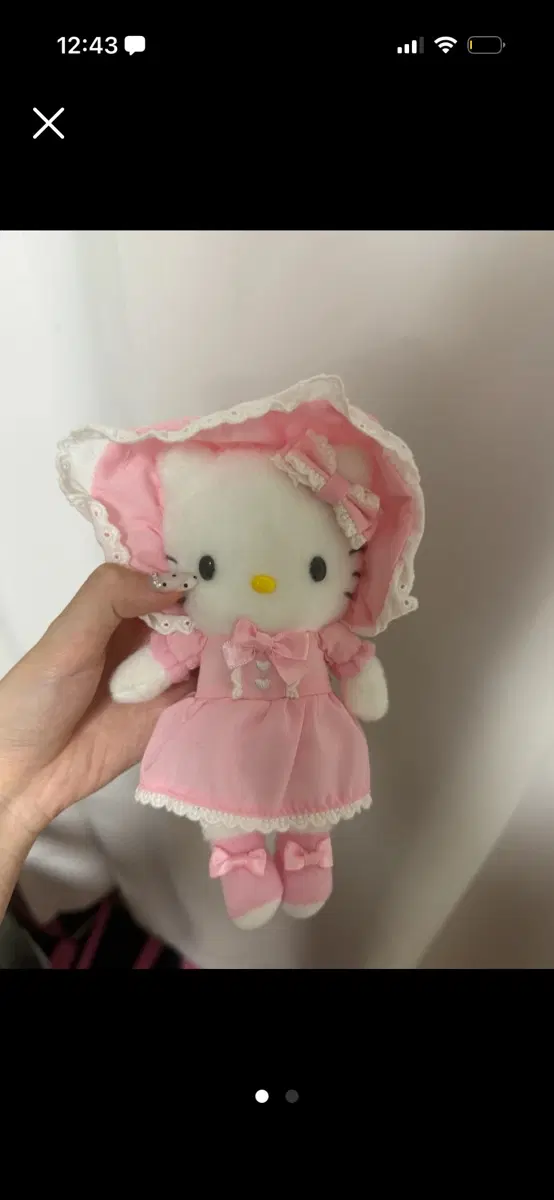헬로키티 인형 핑크