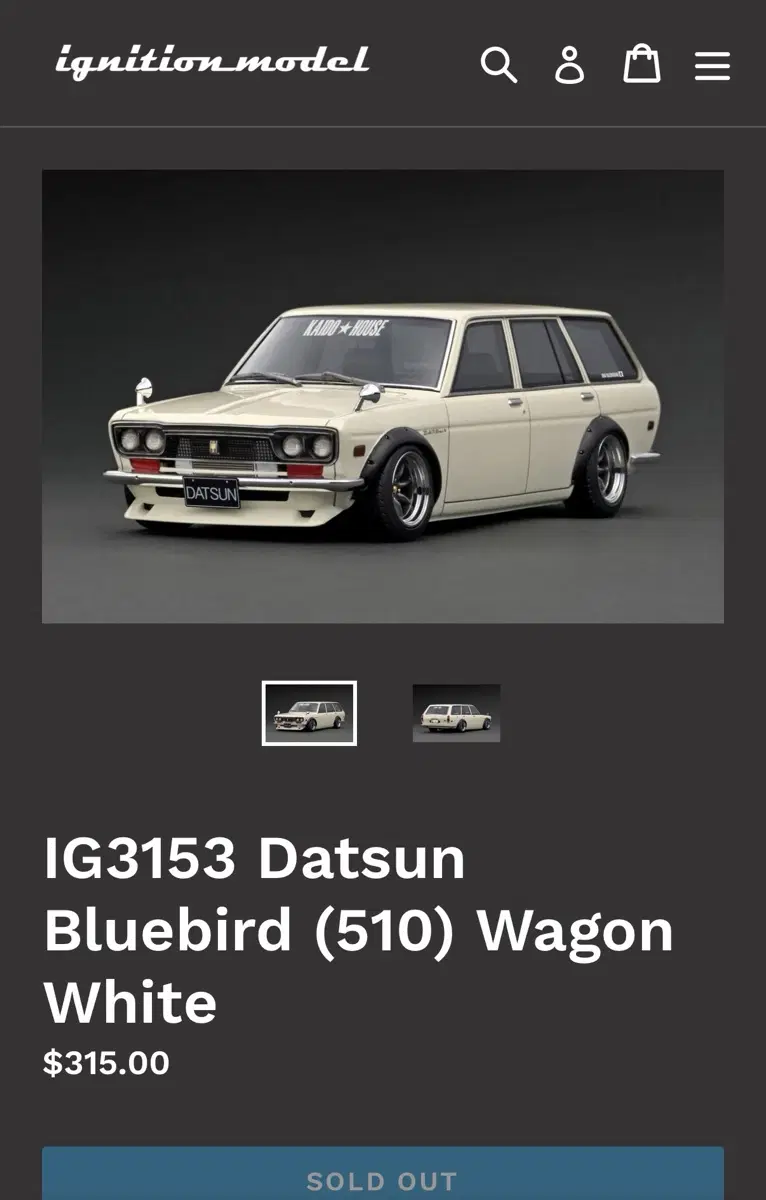 이그니션 1:18 닷선510
