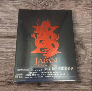 X JAPAN Blu-ray BOX 완전 생산 한정판 6매 세트 미사용 미개봉 새상품