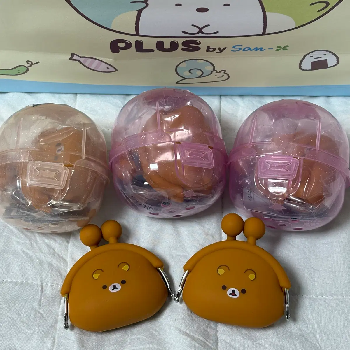 리락쿠마 동전지갑 가챠 새상품