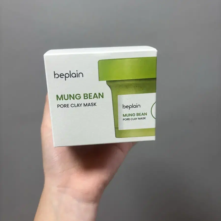 미개봉 비플레인 녹두 모공 클레이 팩 마스크 120ml
