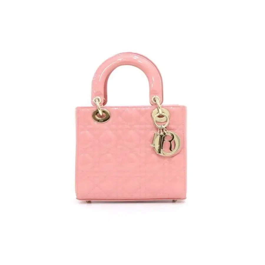 Dior 금장 디올 레이디백 핑크