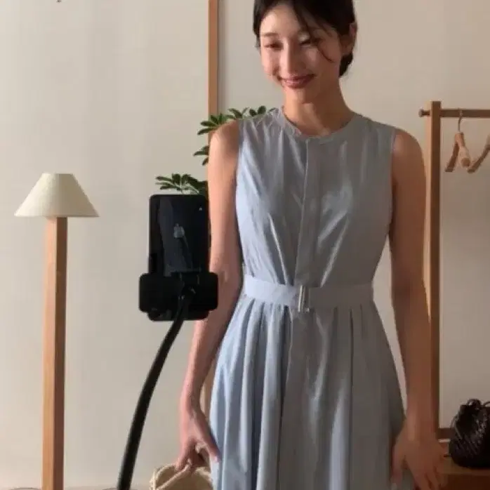 시에 안시 크루즈 드레스 파우더블루