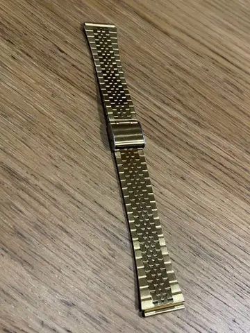 손목시계 벨트 골드 금 밴딩 18mm 러그 폭 maruman 슬라이드