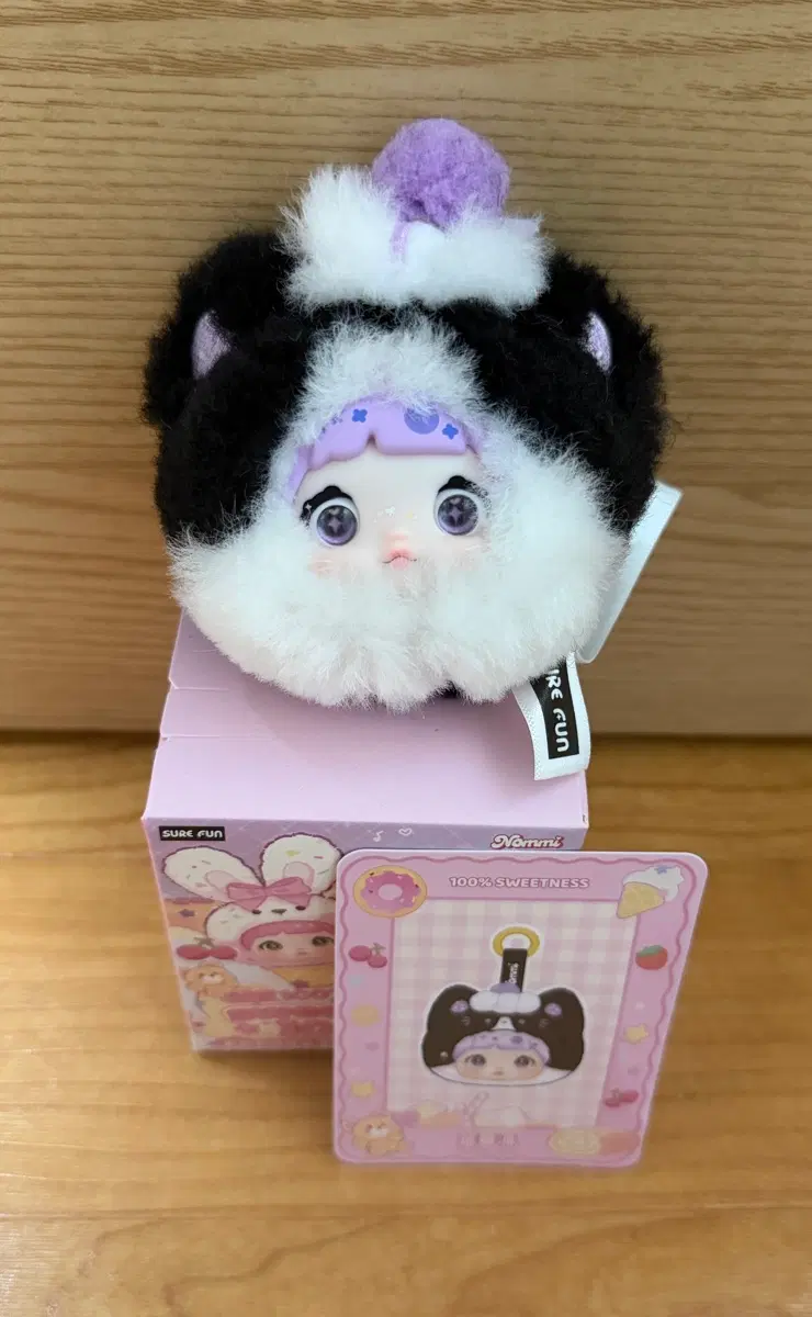노미 달콤 디저트 키링 (단순개봉) 검정