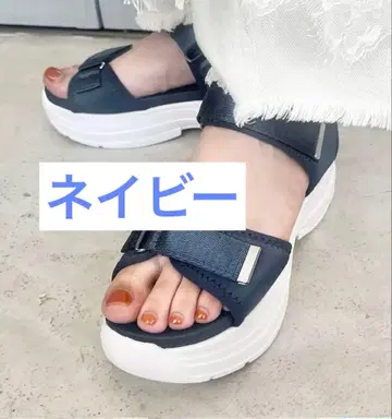 통굽 스포츠 샌들 벨크로 스트랩 LL