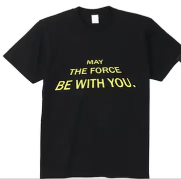 [미개봉 새상품] L 사이즈 스타 워즈 T셔츠 MAY THE FORCE