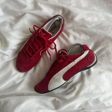 PUMA 00s Y2K 퓨처 캣 스웨이드 스니커즈 레드